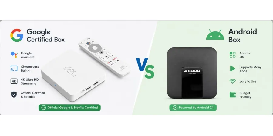 Android Box vs Google Netflix Certified Box: What's the Difference?